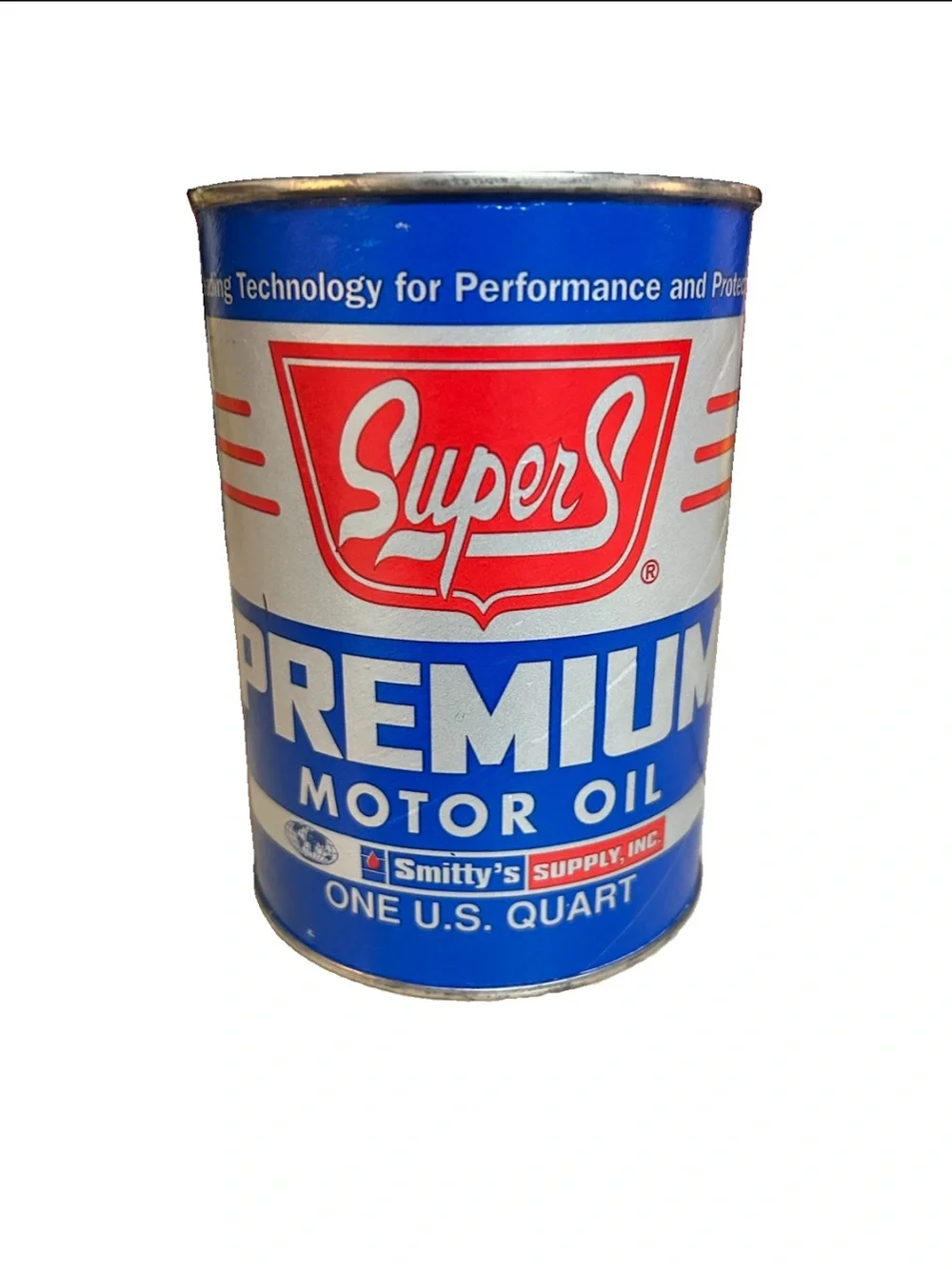 Super S Motor Oil Coin Bank Smittys Supply Inc Roseland Louisiana - Picture 1 of 6